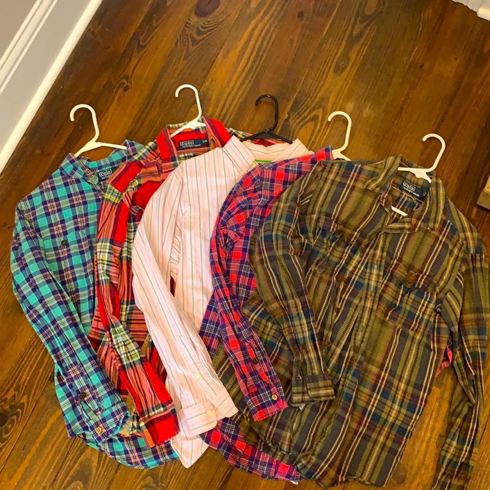 Men’s shirt bundle! Size medium Polo Ralph Lauren.